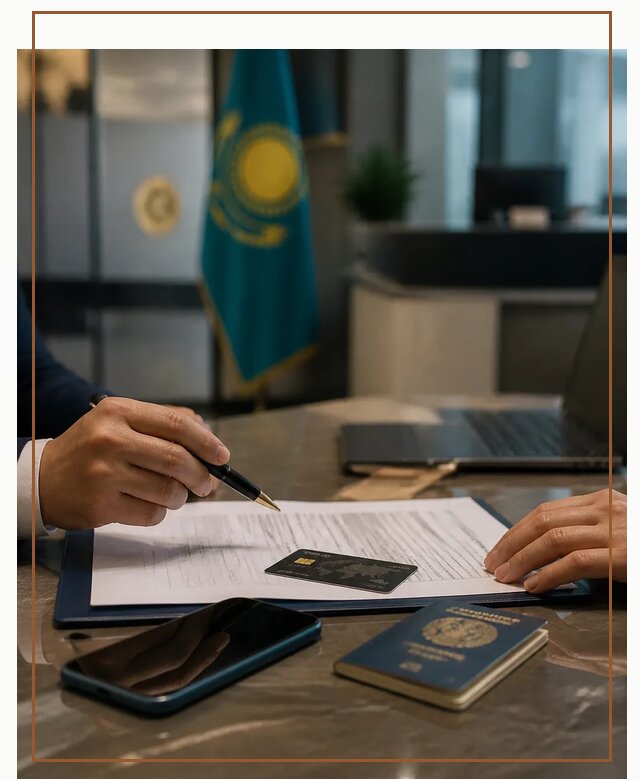 Открытие счета и банковской карты в Казахстане в Кингисеппе